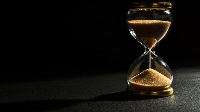 stagnation. Upside-down hourglass with sand trapped in the upper bulb. wellbeing guides, coaching materials, designed for mental health education and mindfulness programs, clarifies learning.