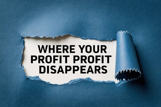 Where Your Profit Disappears Revealed Through Torn Paper