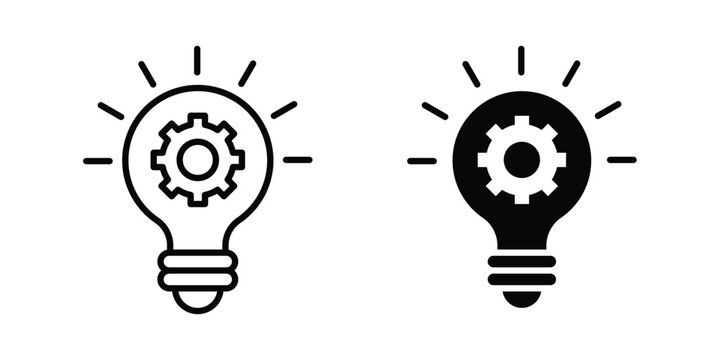 Innovation icon vector symbol design set for web
