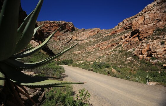 Seweweekspoort is a beautiful,  scenic drive in the Little Karoo, South Africa.