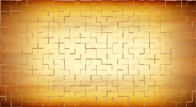 Golden puzzle background with interlocking pieces and gradient effect