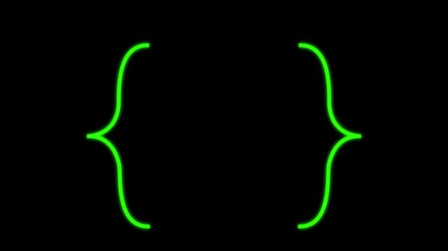 Curly Bracket Animation