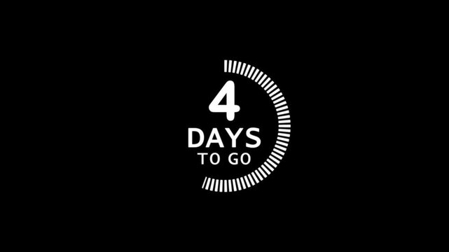 Vibrant &ldquo;7 Days to Go&rdquo; countdown icon featuring a spinning outer ring, softly pulsing number seven, and glowing accents to create excitement and anticipation for the event.