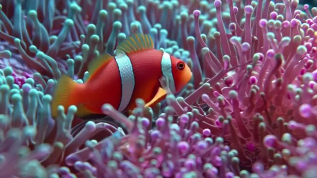 clown fish in aquarium