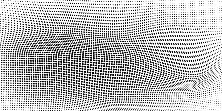 Halftone faded gradient texture. Grunge halftone grit background. White and black sand noise wallpaper. Retro pixilated vector backdrop