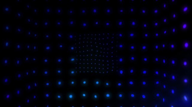 80's Abstract Background. 3d animation