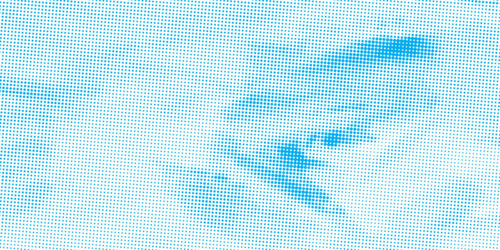 Ocean water wave halftone pattern, swimming pool ripple dot texture. Sea water texture background, surf pixel bg, marine photocopy half tone pattern
