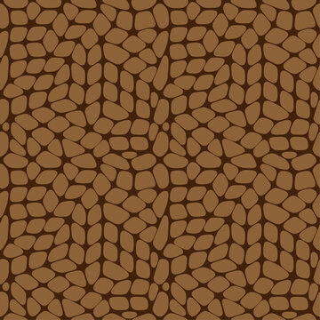Voronoi cell geometric with pattern mosaic background and block jersey irregular. Texture line geometry with vector white pebble and shape hexagon lines. Greek design voronoi with tile.