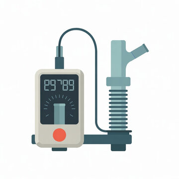 Digital Spirometer Lung Function Device