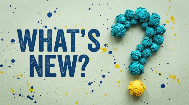 question mark in blue