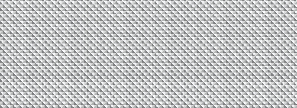 Gray quilted fabric texture with white stitching and diagonal pattern