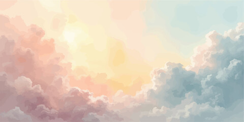 Gemini said  Fluffy white clouds drift across a beautiful blue summer sky as bright sunlight breaks through the high atmosphere to create a clear and sunny nature cloudscape © Romana