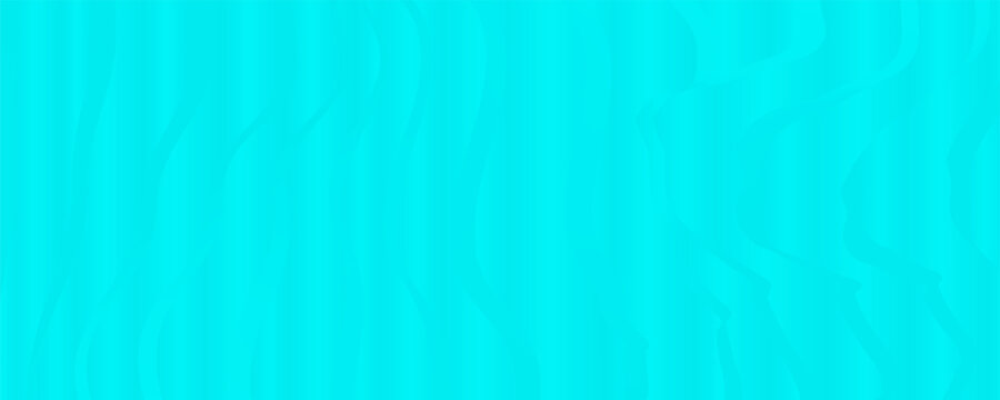 Bright turquoise gradient background. Vibrant fluid teal color backdrop. Abstract smooth fresh mint wallpaper. Blur vivid blue green marine concept texture for banner, poster, brochure. Vector