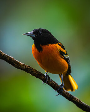 Baltimore oriole (Icterus galbula)