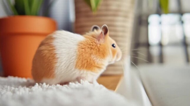 Cute and adorable hamsters - pets