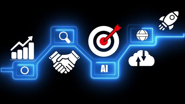 Businessman touch rocket launch investment growth, planning and starting corporate business start up aiming objective value development leadership and customer target group