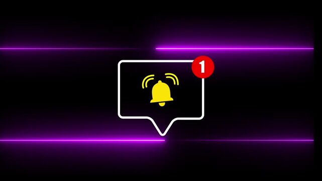 Mobile notification alert concept with man holding smartphone and glowing bell icon, representing real-time alerts, reminders, digital communication, and user engagement.
