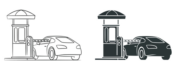 vehicle, access, control, barrier, gate, toll, booth, road, highway, transport, traffic, entry, exit, security, checkpoint, parking, ticket, payment, system, automatic, arm, boom, restriction, regulat © TRE