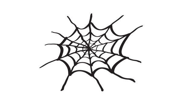 Spider web object icon black color happy halloween day 31 day date october month spider web happy halloween day horror ghost scarey trick or treat tattoo fear ghost border happy halloween day banner 