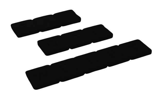 Blocks silhouette set displays three geometric rows of square shapes arranged on a white background.