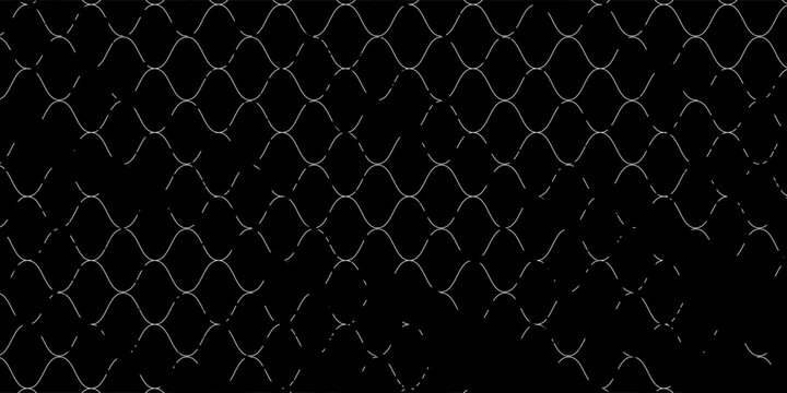 Net texture pattern on white background. Net texture pattern for backdrop and wallpaper. Realistic net pattern with black squares. Geometric background, vector Eps10