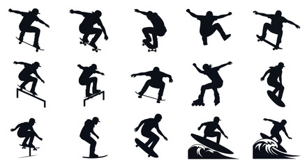 Skateboarding Silhouette Collection © Mardiyo