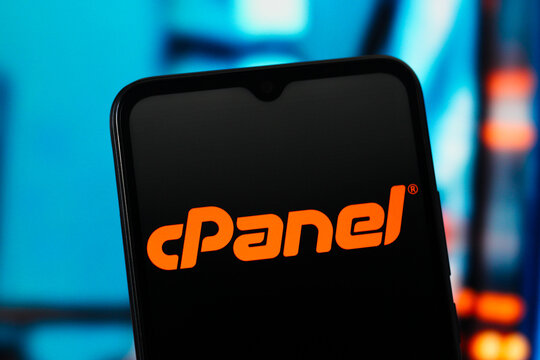 In this photo illustration, the cPanel logo is seen displayed on a smartphone screen.