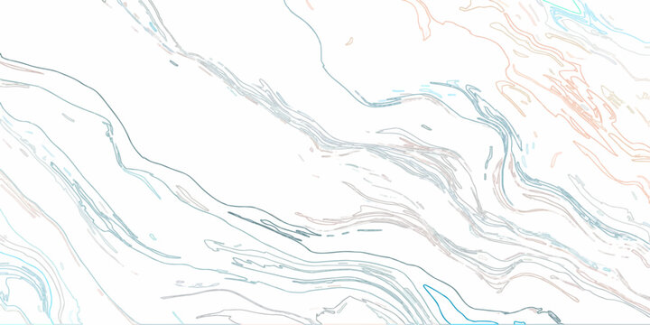 Abstract watercolor blue background with lines featuring a clean splashing liquid wave and transparent water drop bubbles in a fresh vector paint design.
