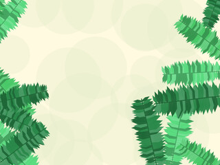 Tropical Palm Leaf Nature Pattern Design Backdrop © iushakovsky