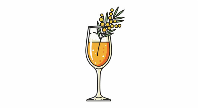 Mimosa Drink Illustration Images – Browse 2,163 Stock Photos