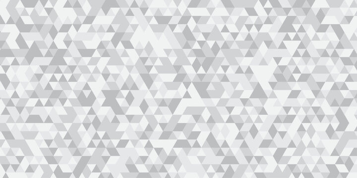 Minimal paper geometric white and gray low polygon triangle. vector paper origami wallpaper background. triangle gradient grid creative digital business low textile design.