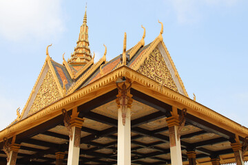 Obraz premium hall (pochani pavilion) at the royal palace in phnom penh in cambodia
