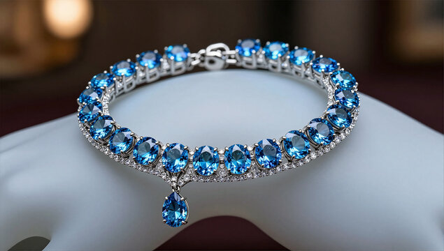 Ethereal Spark: Paraiba Tourmaline Gala Bracelet