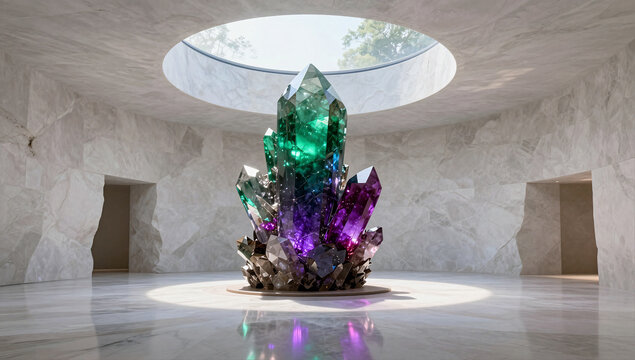Sacred Alexandrite Sanctuary Surreal Interior Design