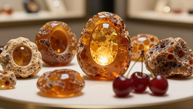 Sunset Glow Rough Luxe Amber Panorama