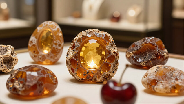 Sunset Glow Rough Luxe Amber Panorama