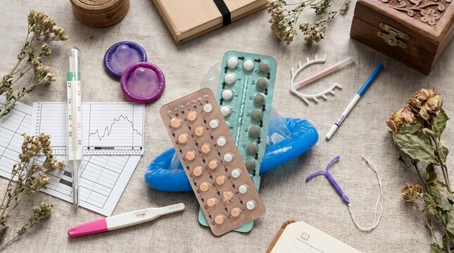 Birth control methods, contraceptives, and family planning tools, women's health and reproductive care
