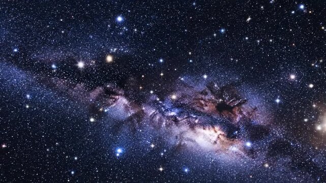 Spectacular cosmic beauty unfolding deep within the heart of a colorful nebula filled with radiant
