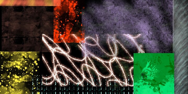 burning match on fire multi-slide conjoined horror day celebration background image surface 