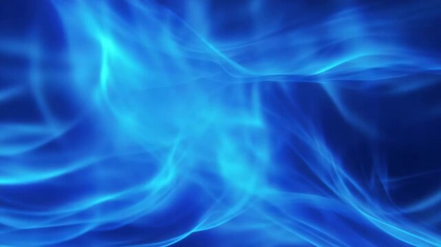 Abstract Blue Flowing Energy Background_01
