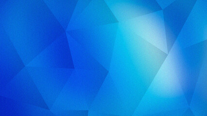 Obraz premium Blue geometric abstract background with triangles and gradient