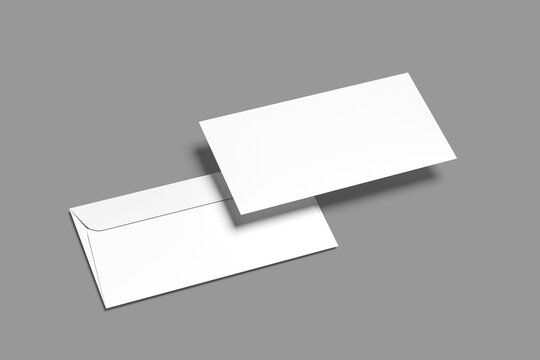 Minimalist Envelope Mockup in Industrial Style