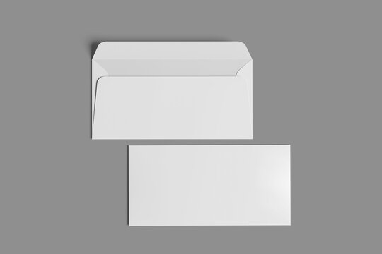 Minimalist Envelope Mockup in Industrial Style