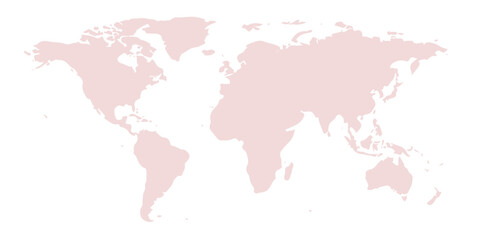 Red world map vector illustration featuring global continents and countries from America to Asia on a stylized earth globe background for travel and business atlas geography © SUMAYAAKTER
