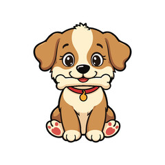 Fototapeta premium Dog illustration