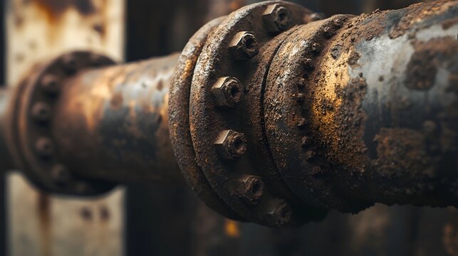 old rusty bolt