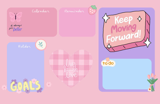 keep moving forward wallpaper pink for Mac 13"