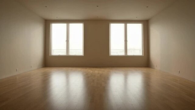empty room with window
