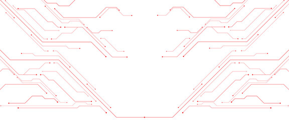Fototapeta premium Vector digital futuristic technology circuit board background showcasing white and electronic showcasing
