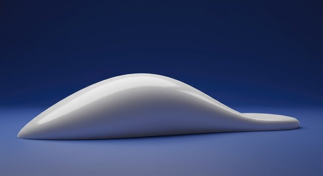 A smooth, featureless surface creating a minimalist and neutral background, representing sensory deprivation or numbness, psychological, numbness, emotional